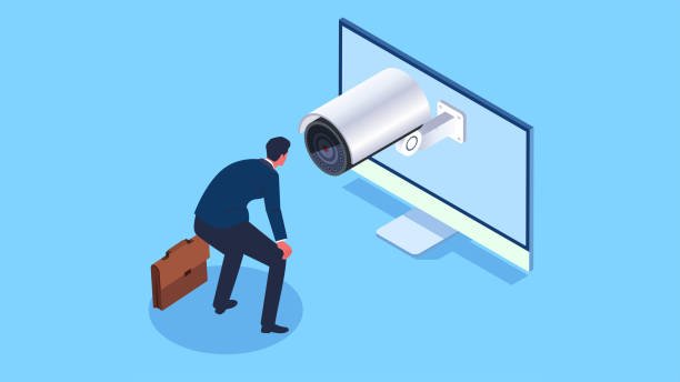 Real-time monitoring system, face recognition technology, personal privacy and security, isometric merchant watching monitoring equipment